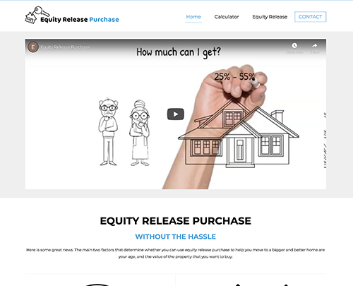 Equity Release Purchase Paperback Designs Website Portfolio