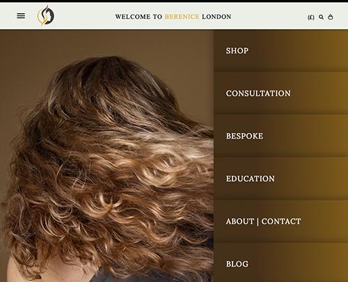 Wig Specialist, UK, Paperback Designs Website Portfolio
