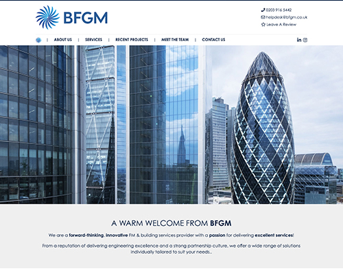 BFGM  - Paperback Designs Website Portfolio