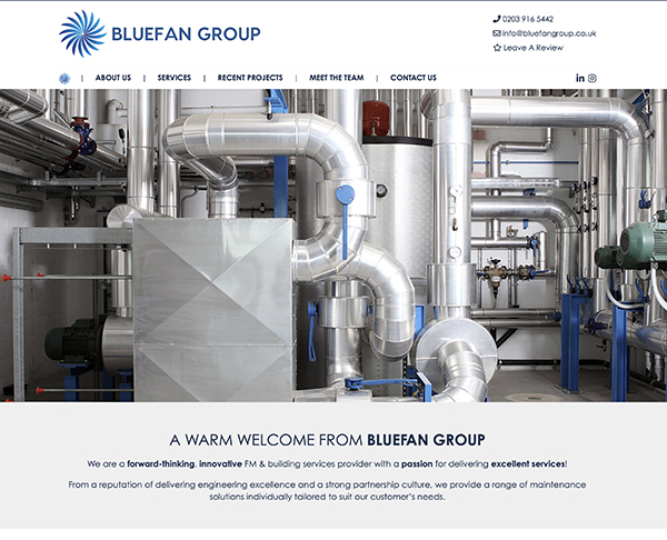 Bluefan Group  - Paperback Designs Website Portfolio
